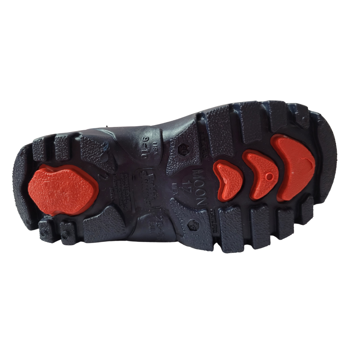 Bubble Gummers Bota lluvia Moon II plastico rojo marino  niño  13-21