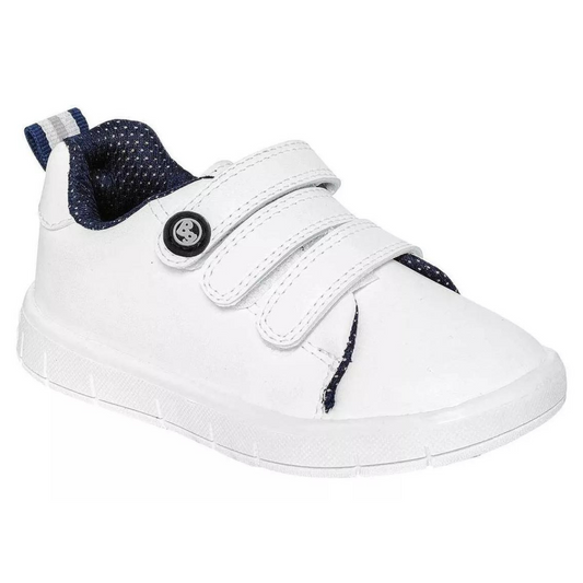 Bubble Gummers Tenis Escolar Geologia blanco marino niño 15-19