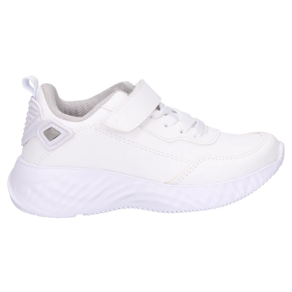 Rilo tenis escolar MK0525 sintetico textil blanco niño / niña 15-22 BUEN FIN