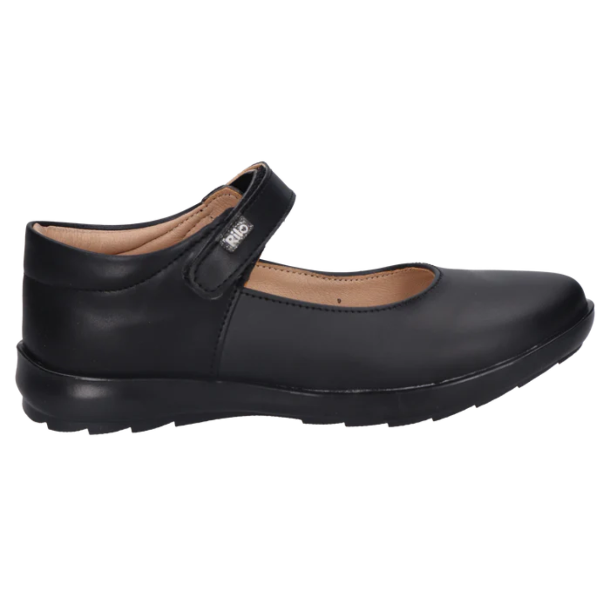 Rilo zapato escolar PT9200 vacuno negro niña 18-26 BUEN FIN