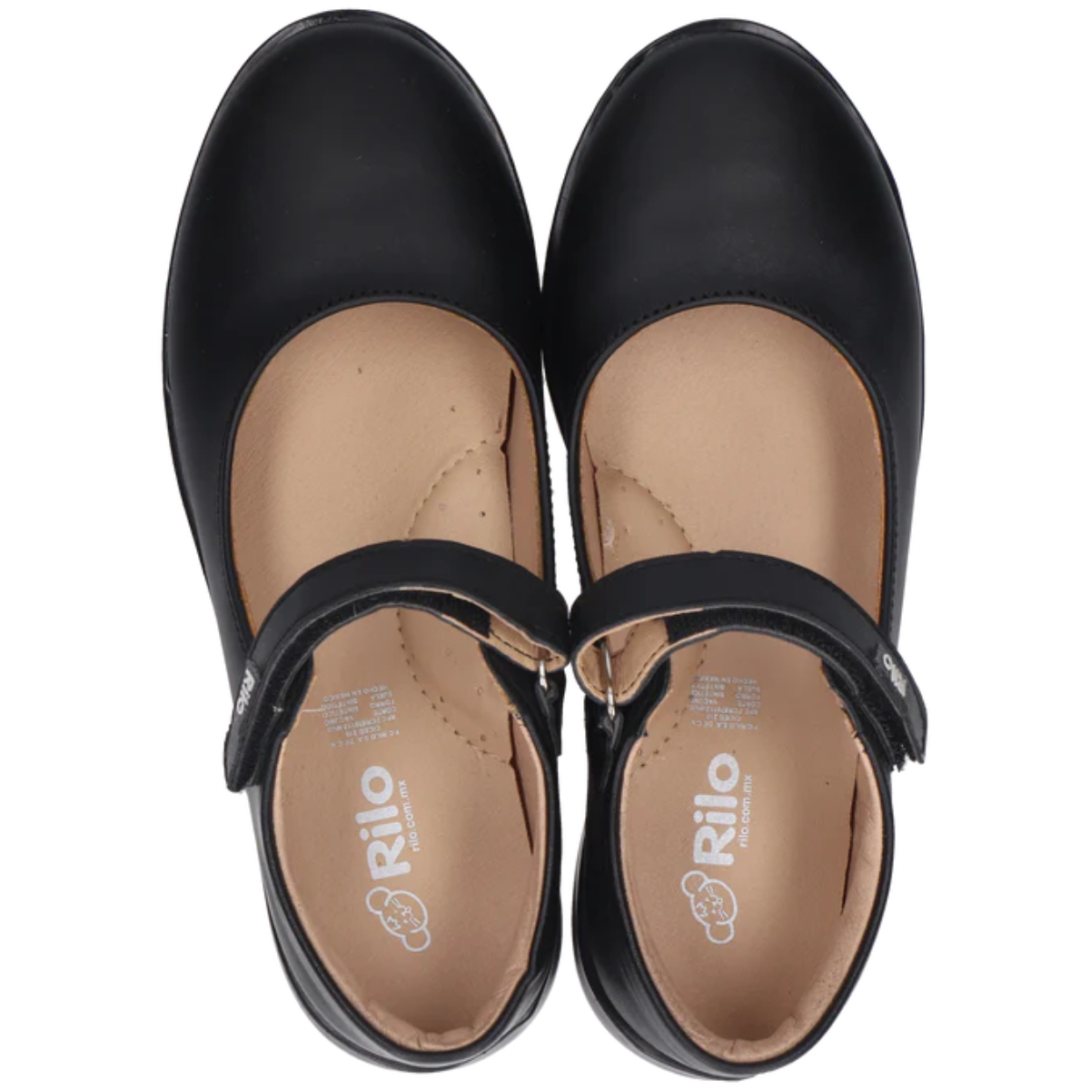 Rilo zapato escolar PT9200 vacuno negro niña 18-26 BUEN FIN