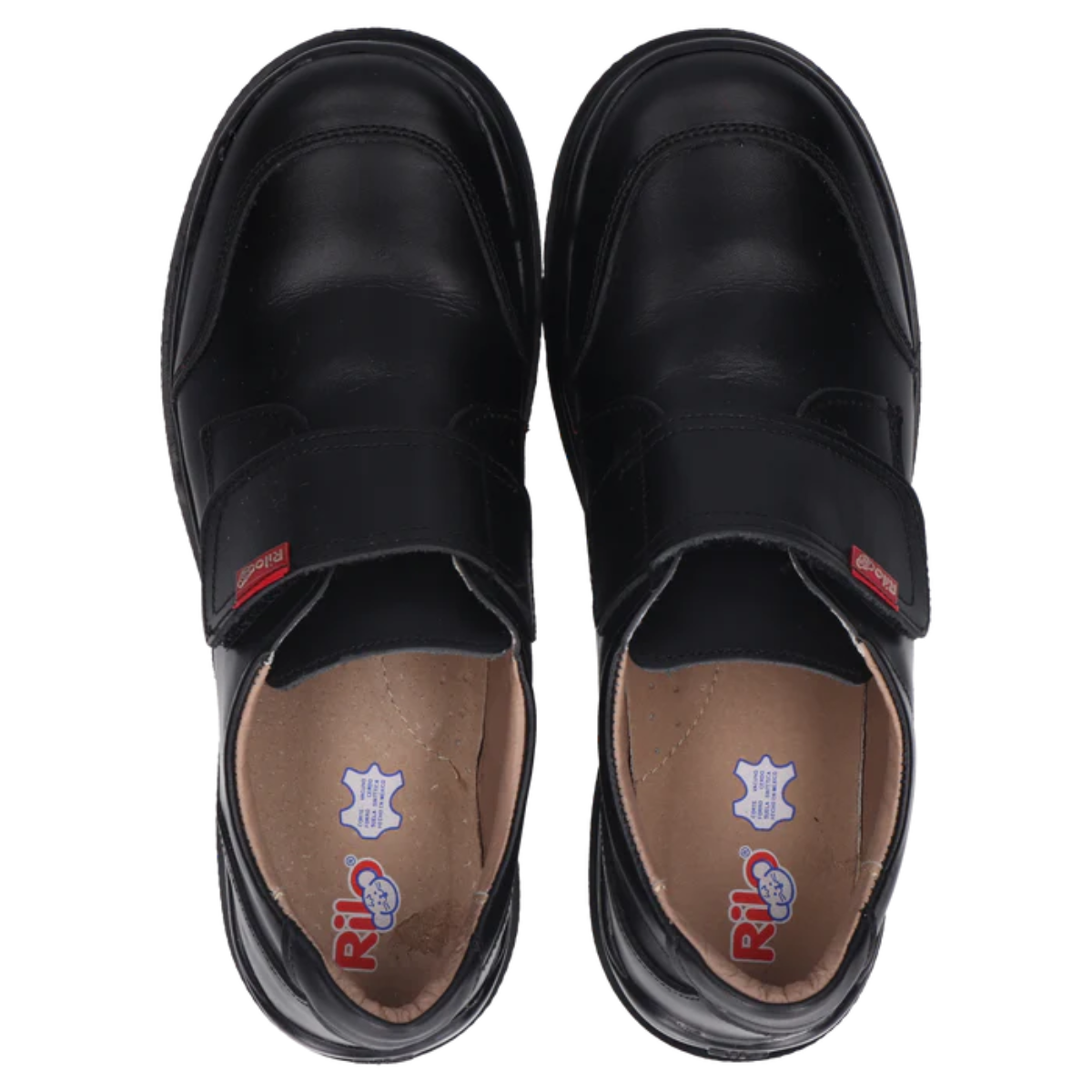 Rilo zapato escolar TR9652 vacuno negro niño 18-26 BUEN FIN