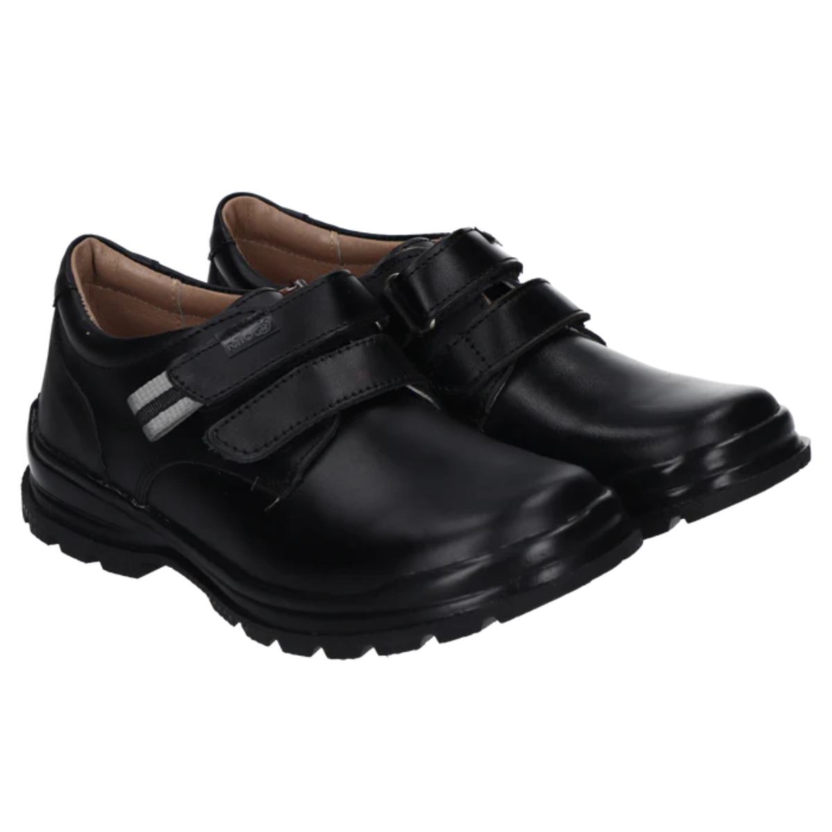 Rilo zapato escolar TR9660 vacuno negro niño 18-26 BUEN FIN