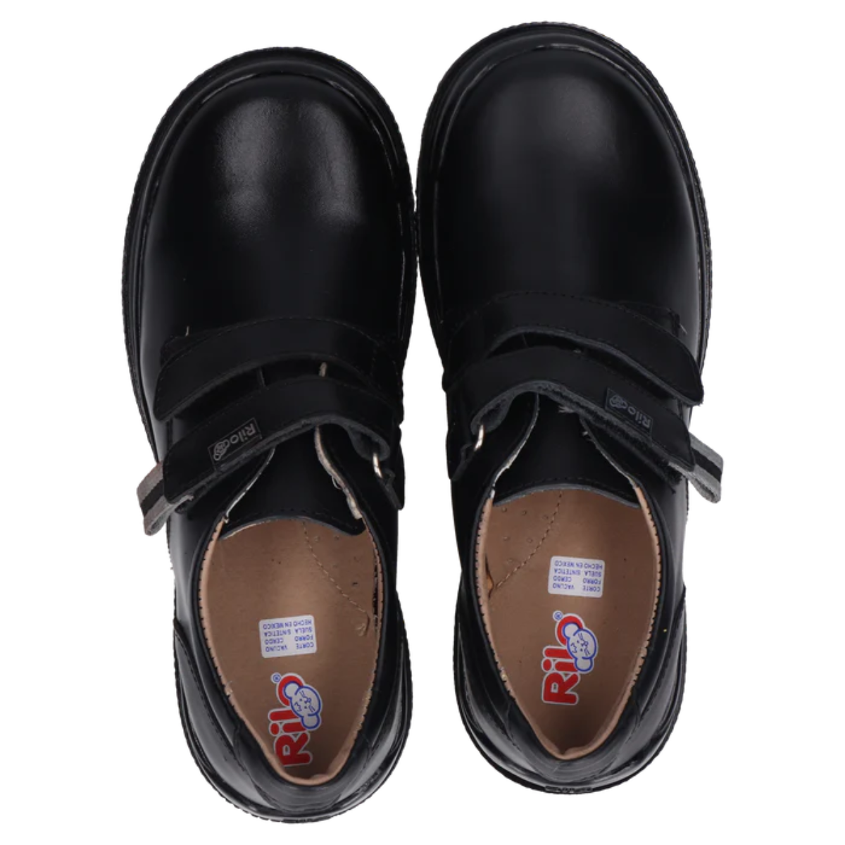 Rilo zapato escolar TR9660 vacuno negro niño 18-26 BUEN FIN