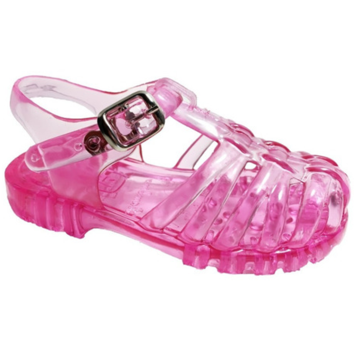 Sandak sandalia  modelo Bambino plastico cristal rosa  niña 12 al 16