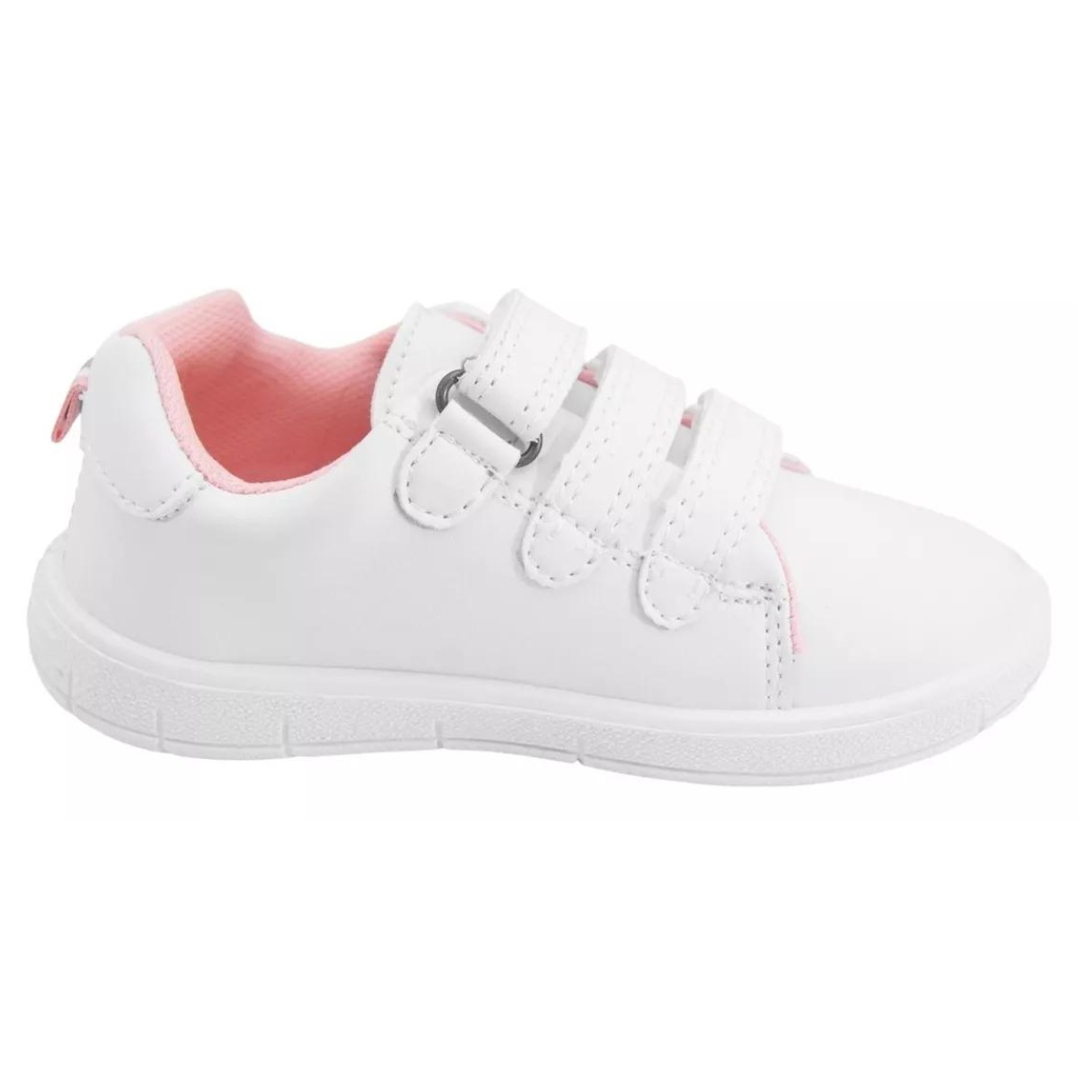 Bubble Gummers Tenis Escolar Geologia blanco rosa niña 15-19