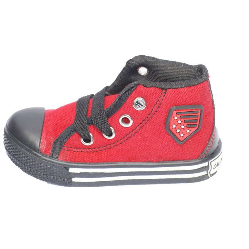 Kangurin tenis niño Modelo 2000 lona rojo del 11 al 17