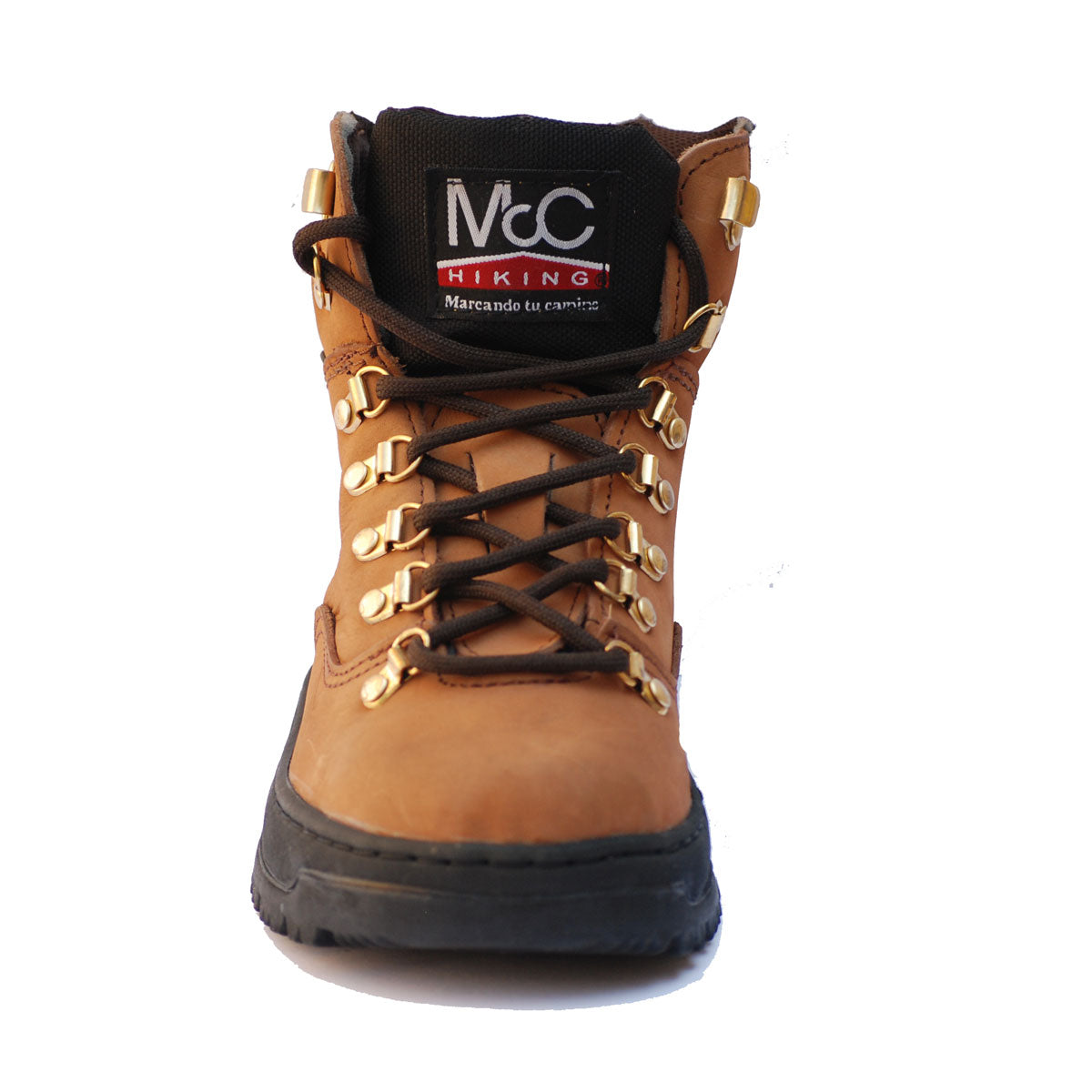 MCC Hiking modelo 1003 nobuck-cafe suela hule hard work joven caballero 25-30