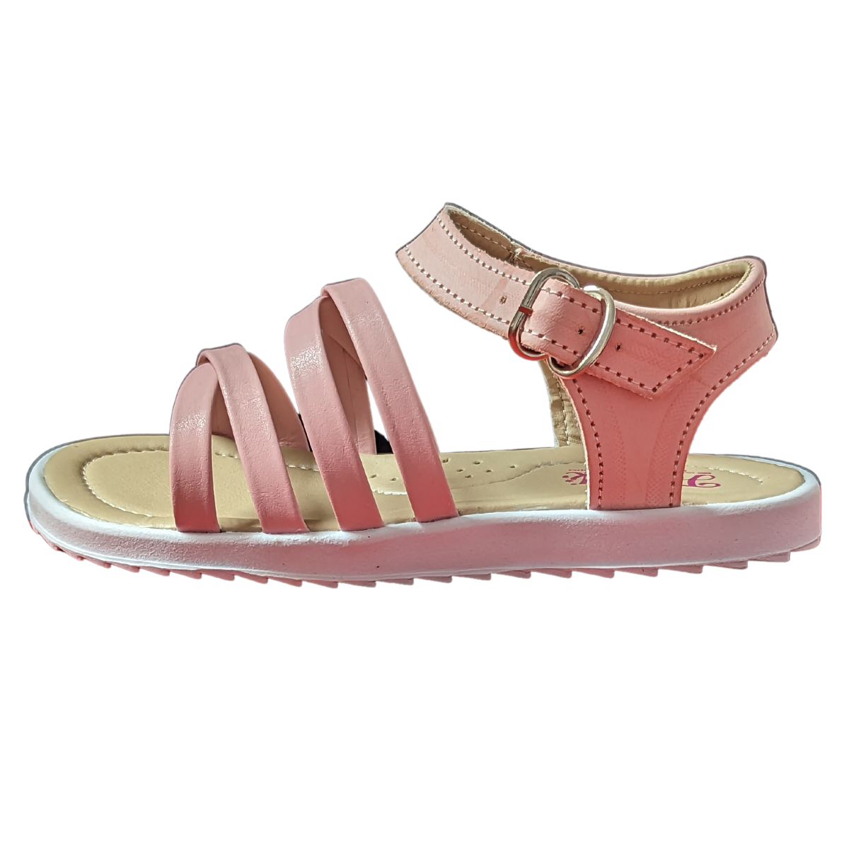 Kangurin Sandalia 207 piel rosa pastel niña 18-21