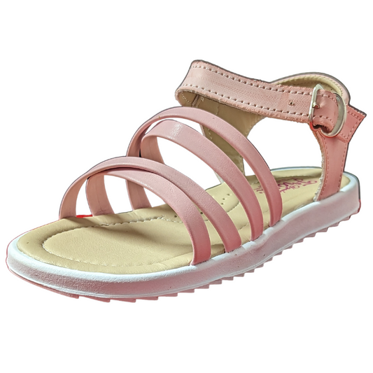 Kangurin Sandalia 207 piel rosa pastel niña 18-21